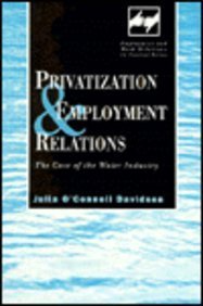 Imagen de archivo de Privatization and Employment Relations: The Case of the Water Industry a la venta por PsychoBabel & Skoob Books