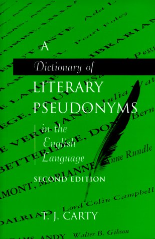 Beispielbild fr A Dictionary of Literary Pseudonyms in the English Language (2nd Edn) zum Verkauf von Anybook.com