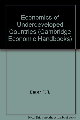 9780720202687: Economics of Underdeveloped Countries (Cambridge Economic Handbooks)
