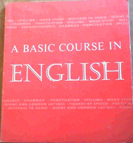 Imagen de archivo de A Basic Course in English a la venta por WorldofBooks