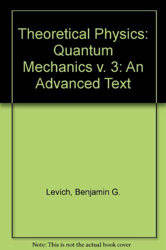 9780720401790: Quantum Mechanics (v. 3)