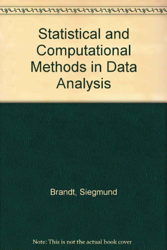 Beispielbild fr Statistical and Computational Methods in Data Analysis zum Verkauf von Reuseabook