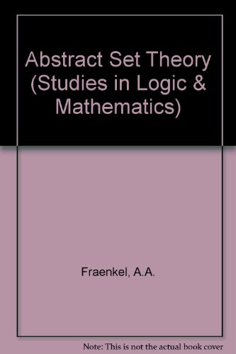 Stock image for Abstract Set Theory (Studies in Logic & Mathematics) for sale by ThriftBooks-Atlanta