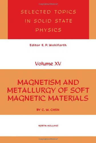 9780720407068: Magnetism and Metallurgy of Soft Magnetic Materials