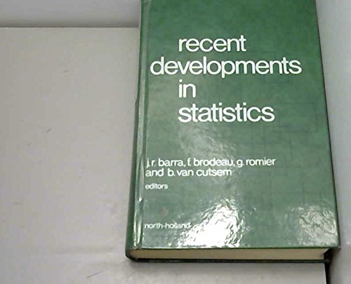 Beispielbild fr Recent developments in statistics : proceedings of European meeting of statisticians, Grenoble 1976. zum Verkauf von Kloof Booksellers & Scientia Verlag