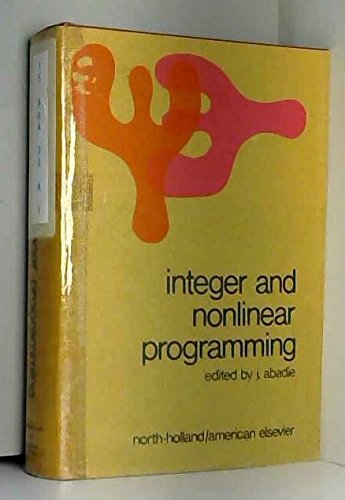 9780720420364: Integer and Nonlinear Programming