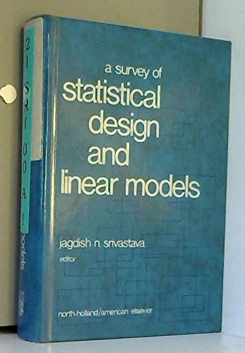 Stock image for Survey of Statistical Design and Linear Models for sale by Zubal-Books, Since 1961