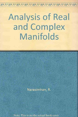 9780720425017: Analysis of Real and Complex Manifolds
