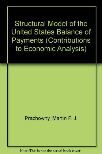 9780720431575: Structural Model of the United States Balance of Payments