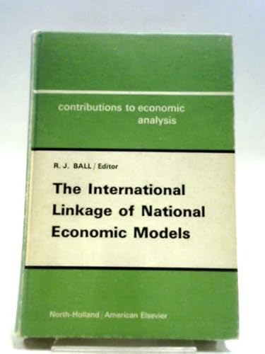 Stock image for The International Linkage of National Economic Models for sale by Better World Books