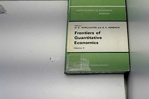 Beispielbild fr Frontiers of Quantitative Economics: 002 (Contributions to Economic Analysis Series, Vol 87) zum Verkauf von NEPO UG