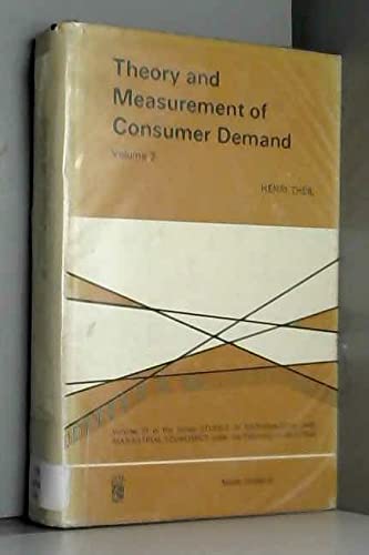 Stock image for Theory and Measurement of Consumer Demand for sale by Better World Books