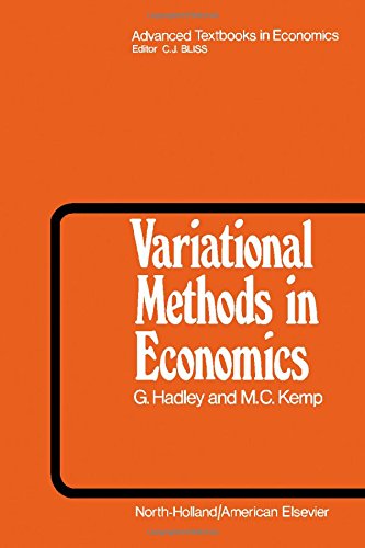 Imagen de archivo de Variational Methods in Economics a la venta por Ammareal