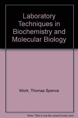 Beispielbild fr Laboratory Techniques in Biochemistry and Molecular Biology: v. 3 zum Verkauf von Ammareal