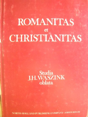 Stock image for Romanitas et Christianitas for sale by Project HOME Books