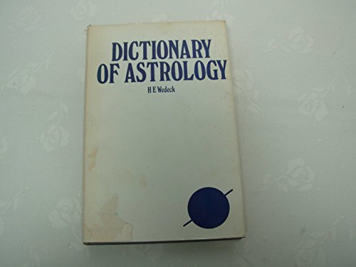 9780720601732: Dictionary of astrology,