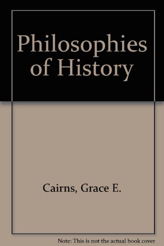 Imagen de archivo de Philosophies of History a la venta por Mispah books