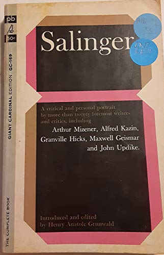 Beispielbild fr Salinger: A Critical and Personal Portrait zum Verkauf von Books From California