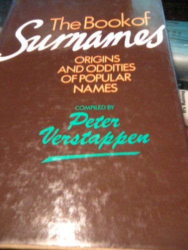 9780720712759: Book of Surnames: Origins and Oddities of Popular Names