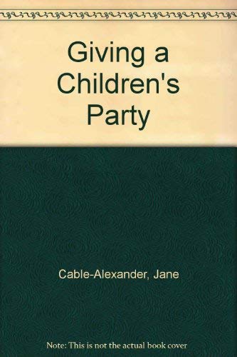 9780720714821: Giving a Children's Party