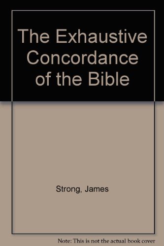 9780720804782: Exhaustive Concordance of the Bible