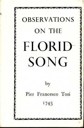 9780721102580: Observations on Florid Song