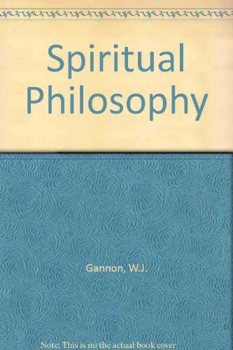 Beispielbild fr SPIRITUAL PHILOSOPHY zum Verkauf von GREENSLEEVES BOOKS