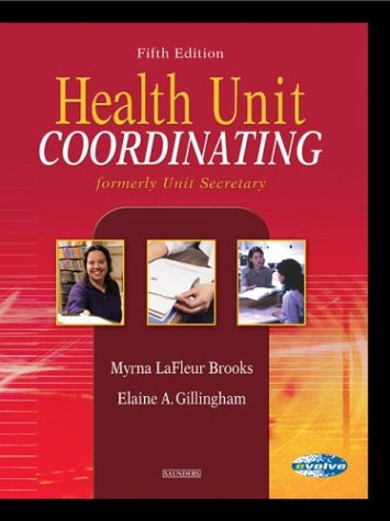 Stock image for Health Unit Coordinating for sale by Zoom Books Company