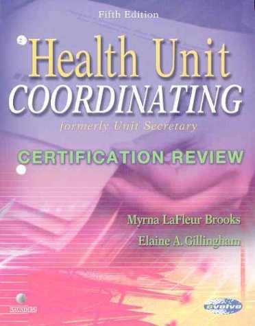 9780721601007: Health Unit Coordinating Certification Review