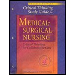 Beispielbild fr Critical Thinking Study Guide for Ignatavicius: Medical-Surgical Nursing: Critical Thinking for Collaborative Care zum Verkauf von Decluttr