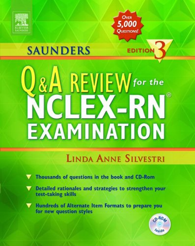 Beispielbild fr Saunders Q and A Review for the NCLEX-RN Examination zum Verkauf von Better World Books