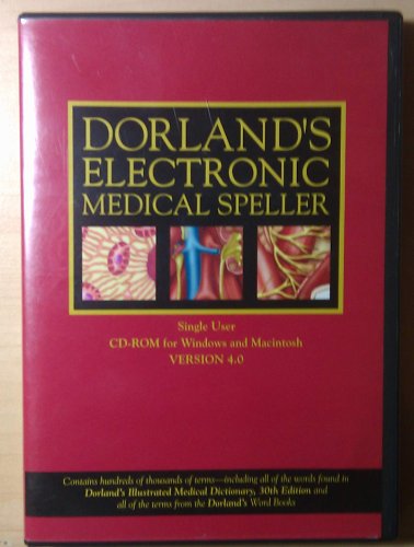 Dorland's Electronic Medical Speller CD-ROM Version 4.0 (Dorland's Medical Dictionary) (9780721604121) by Dorland