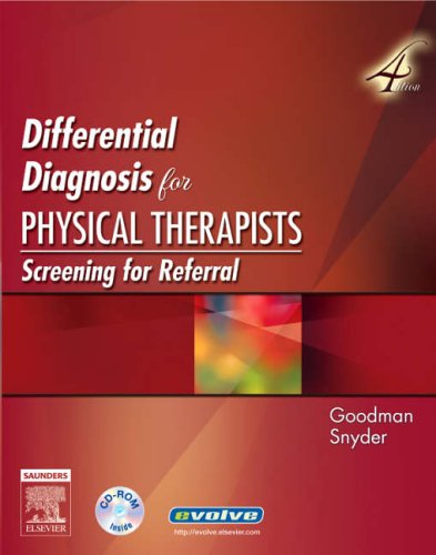 Beispielbild fr Differential Diagnosis for Physical Therapists : Screening for Referral zum Verkauf von Better World Books