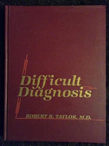 Imagen de archivo de Difficult Diagnosis a la venta por Better World Books