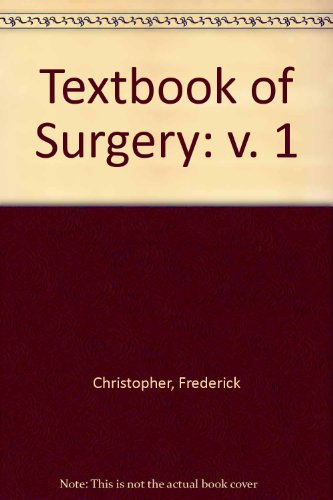 9780721612577: Textbook of surgery