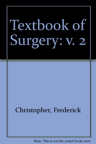 Beispielbild fr Textbook of surgery zum Verkauf von HPB-Red