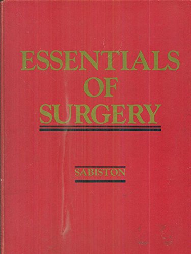 Imagen de archivo de Sabiston's Essentials of Surgery a la venta por Phatpocket Limited