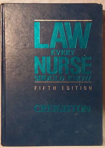 9780721618333: Law Every Nurse Should Know