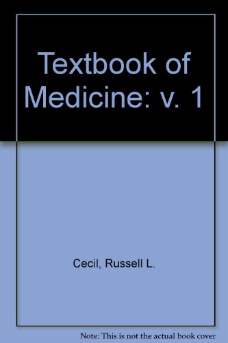 9780721618494: Textbook of Medicine: v. 1