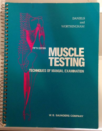 Muscle Testing Techniques Of Manual Examination Lucille Daniels