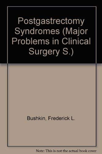 Stock image for Postgastrectomy Syndromes for sale by Argosy Book Store, ABAA, ILAB