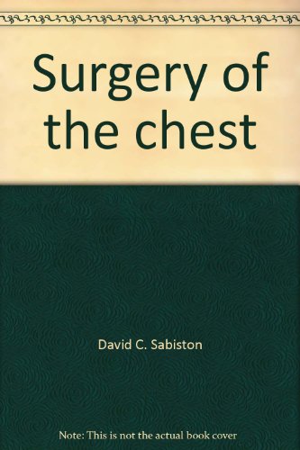 Imagen de archivo de Surgery of the chest a la venta por Phatpocket Limited