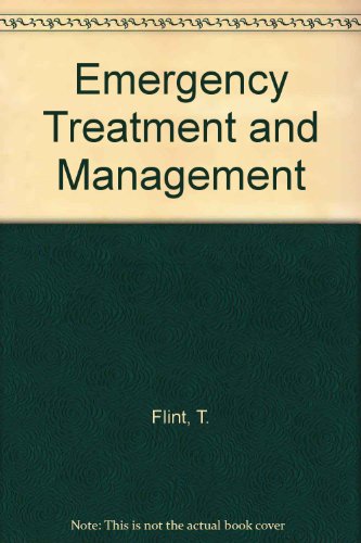 Beispielbild fr Flint's Emergency treatment and management zum Verkauf von SecondSale