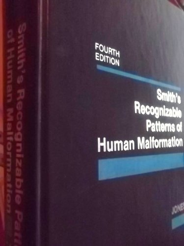 Imagen de archivo de Smith's Recognizable Patterns of Human Malformation a la venta por ThriftBooks-Atlanta