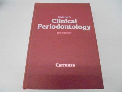 Imagen de archivo de Glickman's Clinical periodontology a la venta por Wonder Book