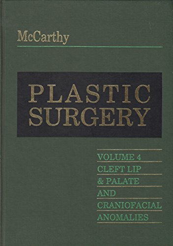 9780721625454: Plastic Surgery Cleft Lip Palate: v. 4