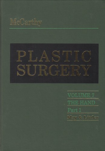 Imagen de archivo de Plastic Surgery: The Hand, Part 1, Volume 7 a la venta por Mr. Bookman