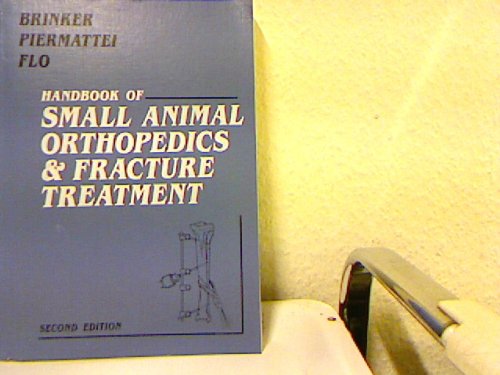 Imagen de archivo de Handbook of Small Animal Orthopedics & Fracture Treatment a la venta por BookHolders