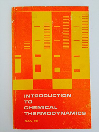 Imagen de archivo de Introduction to Chemical Thermodynamics : A Non-Calculus Approach a la venta por Better World Books: West