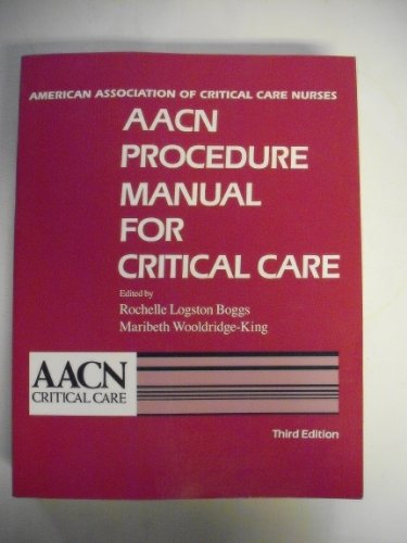 Imagen de archivo de Procedure Manual for Critical Care a la venta por Better World Books: West